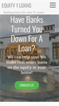 Mobile Screenshot of equity1loans.com